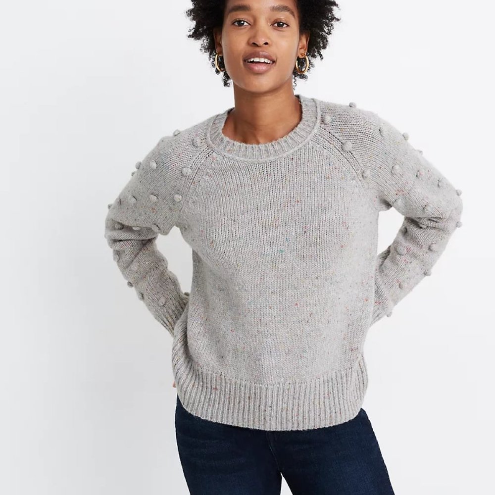 Madewell Bobble-Sleeve Sweater XXL